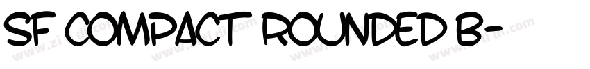 SF Compact Rounded B字体转换